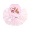 Fall Leaves # 1 - Bling Rhinestone Dog Tutu Dress, 2XL Red view 1