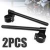 Occus Grips 2pcs 41mm Fork Tube Handle Bar Black CNC Clip On Motorcycle 7/8" Handlebars for Yamaha R3 15-16 Kawasaki Suzuki