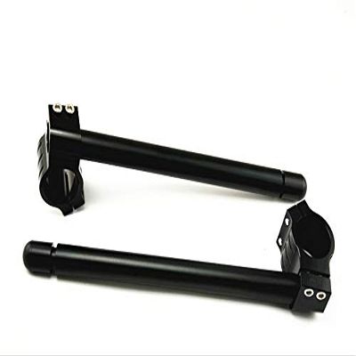 Grips 2pcs Motorcycle Racing Handlebars Adjustable CNC 35/37/41/45/46/48/50/51/52/53/54MM Clip On Ons Fork Handle Bar for Cafe Racer - (Color: 35mm)
