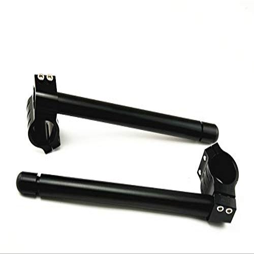 Grips 2pcs Motorcycle Racing Handlebars Adjustable CNC 35/37/41/45/46/48/50/51/52/53/54MM Clip On Ons Fork Handle Bar for Cafe Racer - (Color: 35mm)