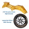 LIKU Performance 125 3WD Speed Inline Skates Black&Gold Racing Skate for Men and Women view 4