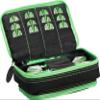 Casemaster by GLD Products Plazma Plus Black with Green Trim Dart Case and Phone Pocket view 1