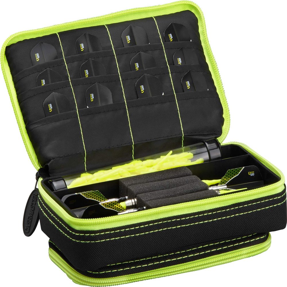 Casemaster by GLD Products Plazma Plus Black with Yellow Trim Dart Case and Phone Pocket