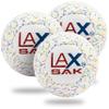 Lax Sak Soft Practice Lacrosse Balls - Same Weight & Size as a Regulation Lacrosse Balls, Great for Indoor & Outdoor Practices, Less Bounce & Minimal Rebounds - Crayon Confetti, 3 Pack view 1