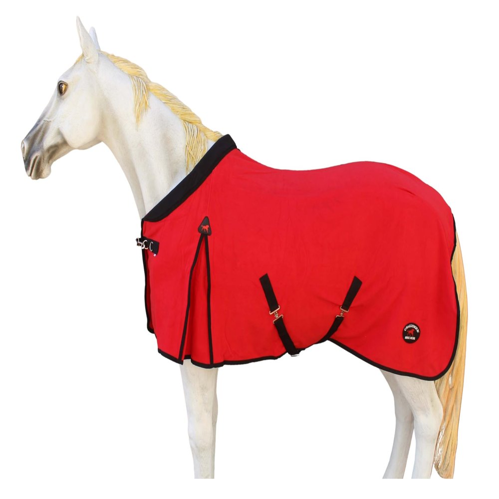 80" Horse Sheet Polar Fleece Cooler Exercise Blanket Wicks Moisture 43F02