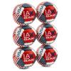 Lax Sak Soft Practice Lacrosse Balls - Same Weight & Size as a Regulation Lacrosse Balls, Great for Indoor & Outdoor Practices, Less Bounce & Minimal Rebounds - American Flag, 6 Pack view 3