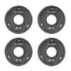 CAP Barbell Black 2-Inch Olympic Grip Plate, 2.5 Pounds, Pack of 4 view 1