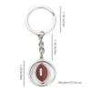 KCKEYS Rotating Rugby American Football Keychain,Baseball Basketball Keychains, Backpack Charm Pendant Soccer Ball Fan Key Chains, Sports Key Chain for Mens Birthday Gift view 2