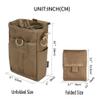 EXCELLENT ELITE SPANKER Molle Dump Pouch Drawstring Magazine Utility Pouch Folding Dump Waist Bag(Coyote Brown) view 2