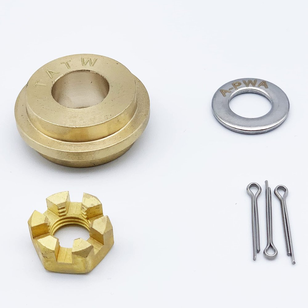 RASON PROPELLER Installation Hardware Kits Thrust Washer/Spacer/Nut/Cotter Pin Replacement for Tohatsu&Nissan Outboard 9.9-18HP