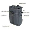 EXCELLENT ELITE SPANKER Molle Dump Pouch Drawstring Magazine Utility Pouch Folding Dump Pouch Waist Bag(Grey) view 4