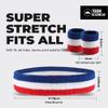 Tough Headwear Terry Cloth Headband - Sweat-Wicking Running Head Band - Basketball Accessories - Headband for Washing Face - Multicolor view 3