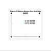 Better Display Cases Versatile Acrylic Display Case - Small Rectangle Box with Mirror, Wall Mount, Light Blue Risers and Clear Base 8.25" x 6" x 6.75" (A003-BLR) view 3