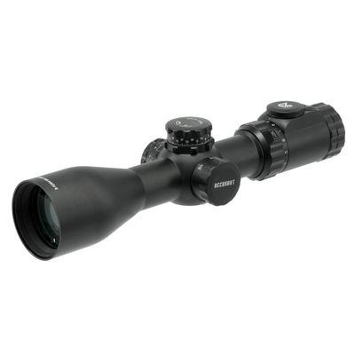 AccuShot UTG OP3 3-12X44 30mm Compact Scope, AO, IE, Glass UMOA