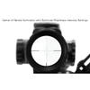 AccuShot UTG OP3 3-12X44 30mm Compact Scope, AO, IE, Glass UMOA view 4