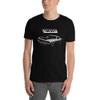1969 Stang Boss 302 Muscle Car Drag Race Street Racing Short-Sleeve Unisex T-Shirt Black view 1