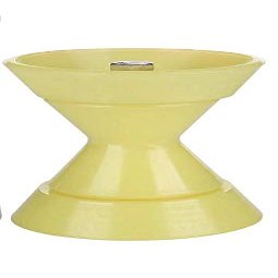 LIAULIADLL 3" Yellow Poly Bow Roller with 1/2" Shaft Stop Boat PWC Marine Trailer