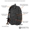 Beretta 29L Tactical High-Performance Medium-Sized Easy-Access DWR Backpack, Black, Large (Model: BS861001890999UNI) view 3