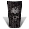 Car-Gear Center Hood Graphics Kit Vinyl Decal Wrap Compatible with Toyota Tacoma 2016-2020 - USA Skulls view 2