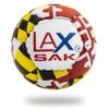 Lax Sak Soft Practice Lacrosse Balls - Same Weight & Size as a Regulation Lacrosse Balls, Great for Indoor & Outdoor Practices, Less Bounce & Minimal Rebounds - Mini Crabs, 6 Pack view 1