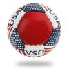 Lax Sak Soft Practice Lacrosse Balls - Same Weight & Size as a Regulation Lacrosse Balls, Great for Indoor & Outdoor Practices, Less Bounce & Minimal Rebounds - American Flag, 12 Pack view 2