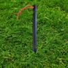 AKOAK 6 Pcs Ultra-Light Tent Nails, Aluminum Alloy Tent Stakes with Wind Ropes for Outdoor Camping (Black) view 3