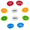BusyBee Tennis Vibration Dampener (10 Pack). Unique Tennis Gift for Kids, Women and Players with 10 Motivational Slogans view 1
