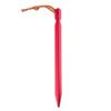 AKOAK 6 Pcs Ultra-Light Tent Nails, Aluminum Alloy Tent Stakes with Wind Ropes for Outdoor Camping(red) view 1