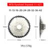 CYSKY 9 Speed Cassette 11-42T Bike Cassette Sprocket Compatible with Shimano/Sram/Sunrace HG System Fit for Mountain Bike, Road Bicycle, MTB view 2