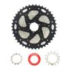CYSKY 9 Speed Cassette 11-42T Bike Cassette Sprocket Compatible with Shimano/Sram/Sunrace HG System Fit for Mountain Bike, Road Bicycle, MTB view 3
