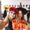 3omething New 2PCS Rose Flower Crown Headband Costume - Day of The Dead Mexican Halloween Wedding Festival Headpiece view 2