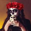 3omething New 2PCS Rose Flower Crown Headband Costume - Day of The Dead Mexican Halloween Wedding Festival Headpiece view 3