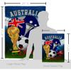 World Cup Australia Flags Australian Banner Wall Art Flag Poles For Outside House Stand Outdoor Decorations Garden Tapestry Yard Signs FIFA Gifts Sports Fan Trophy Soccer Game Football Made In USA view 2