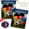 World Cup Germany Flags German Banner Wall Art Flag Poles For Outside House Stand Outdoor Decorations Garden Tapestry Yard Signs FIFA Gifts Sports Fan Trophy Soccer Game Football Made In USA view 3