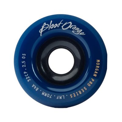 Blood Orange Morgan 65mm Longboard Wheel for Sliding, Surfskate, Cruising, Electric Skateboard, Freeride, LDP. (84a - Midnight Blue)
