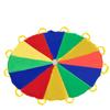 Sonyabecca Parachute 10 Feet for Kids with 12 Handles Play Parachute for 8 12 Kids Tent Cooperative Games Birthday view 1