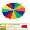 Sonyabecca Parachute 10 Feet for Kids with 12 Handles Play Parachute for 8 12 Kids Tent Cooperative Games Birthday view 4