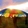 Sonyabecca Parachute, Play Parachute 10ft 12ft 16ft with 12 Handles 20ft 24ft with 16 Handles for Kids Cooperation Group Play view 1