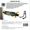 Grab & Go XL Horizontal Longboard Skateboard Wall Hanger Mount Rack view 3