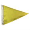 Set of 25 Blank FM Yellow Nylon Pennant Flags - Size 12x18" - Proudly Made in the USA view 1