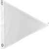 Set of 6 Blank White Nylon Pennant Flags - Size 5x8' - Proudly Made in the USA view 1