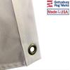 Set of 6 Blank White Nylon Pennant Flags - Size 5x8' - Proudly Made in the USA view 3