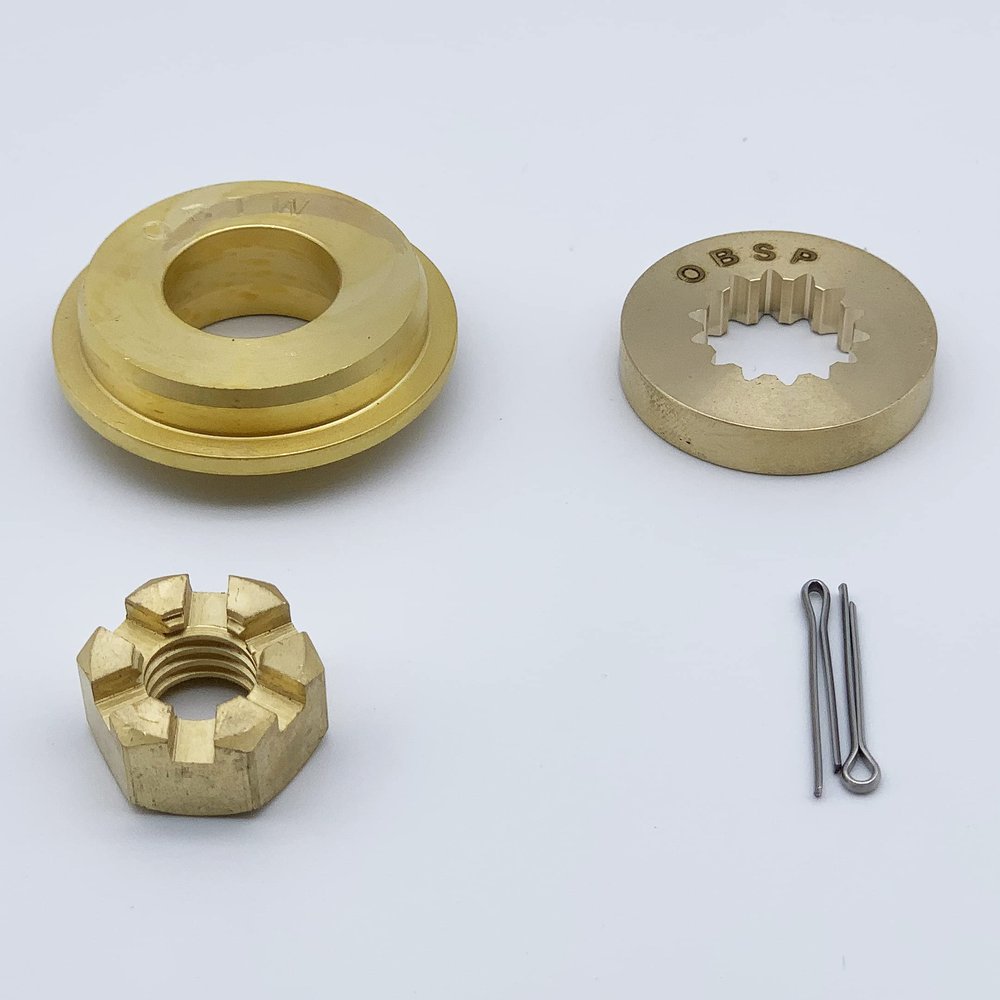 RASON PROPELLER Installation Hardware Kits Thrust Washer/Spacer/Nut/Cotter Pin Replacement for BRP,Johnson,EVINRUDE,OMC Stern Drive 15-35HP