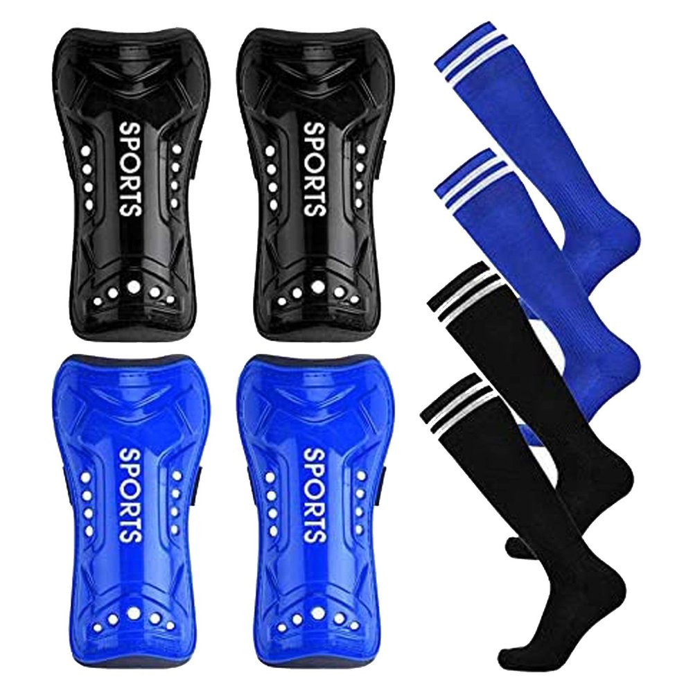 Haploon Soccer Shin Guards for Kids YouthSoccer Football Shin Pads Protective Soccer Shin Pads & Sleeves Equipment - Football Gear for 3 5 4-6 7-9 10-12 Years Old Children Teens Boys Girls