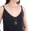 Adabele 3pcs Living Memory Floating Locket 30mm Round Glass Open Pendant Necklace 28 Inch Stainless Steel Chain Birthstone Charms Keepsake Memorial Jewelry MCL285 view 2
