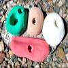 Climbing Holds Pack- 4 Large Bolt-on Holds with Various Difficulty (tan) view 1