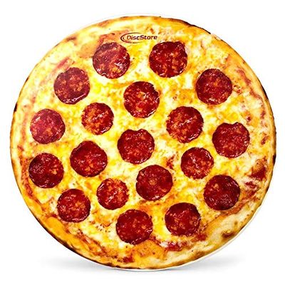 Discraft ESP Buzzz Supercolor Midrange Disc Golf Disc - Custom Design Discraft Discs - Straight Flying and Great for All Skill Levels - Free Mini Marker Included - Pepperoni Pizza