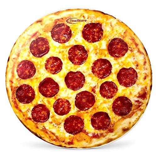 Discraft ESP Buzzz Supercolor Midrange Disc Golf Disc - Custom Design Discraft Discs - Straight Flying and Great for All Skill Levels - Free Mini Marker Included - Pepperoni Pizza
