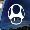 Mario Brothers 1up Mushroom Car Window White Vinyl Double Sided Stainless Steel Keychain Key Ring Chain Holder Car/Key Finder view 3