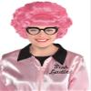 Black Plastic Grease Eyeglasses (1 Count) - Superior Comfort for Extended Wear, Perfect for 50's Theme Parties, Halloween, and Costume Events